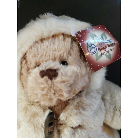 March Of Dimes Bruno The Esckomo Bear Plushie Stuffed Animal 5 In - Picture 2 of 3